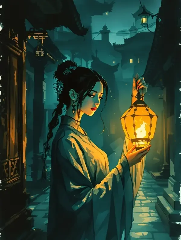 琉璃灯下 短剧封面