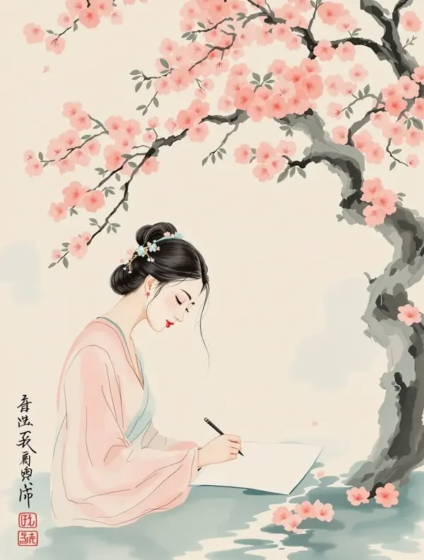 桃花笺上 短剧封面